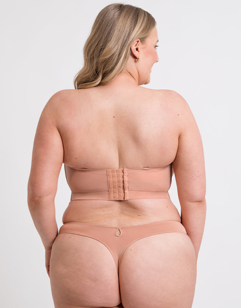 Curvy Kate Hey Girls SuperPlunge Strapless Multiway Bra Latte